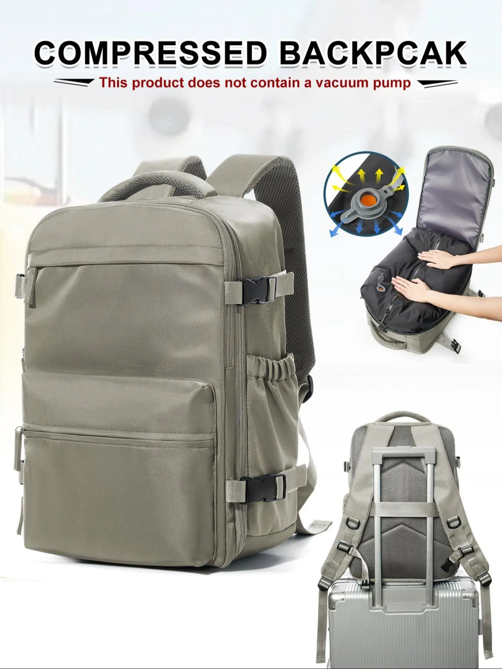 Vacuum Compression Backpack, Business Travel Backpack, Casual Travel Backpack, Daily Commuting Bag, Business Trip Backpack, Travel Backpack, Cabin Backpack, Flight Approved Backpack, Carry on Backpack, Airline Approved Backpack