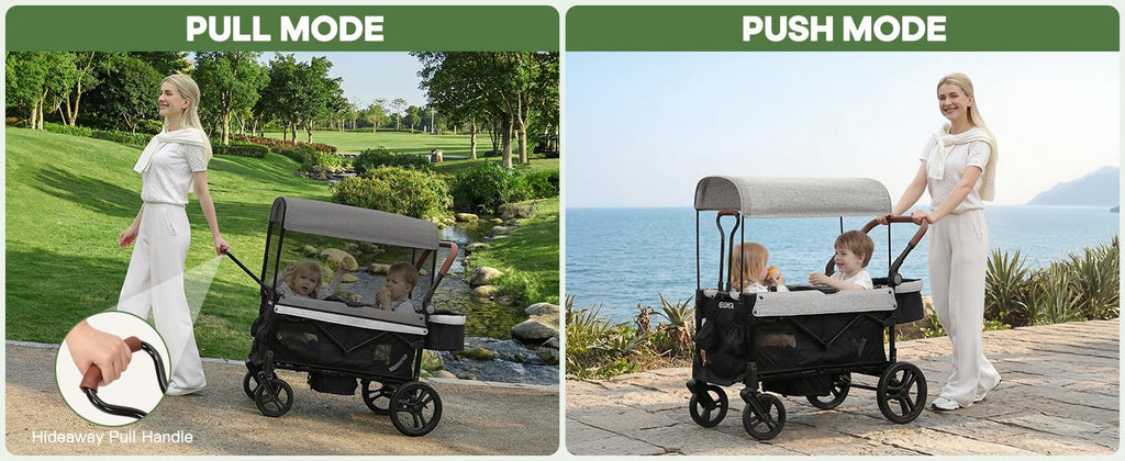 Dripex Stroller Wagon for 2 Kids, All-Terrain
