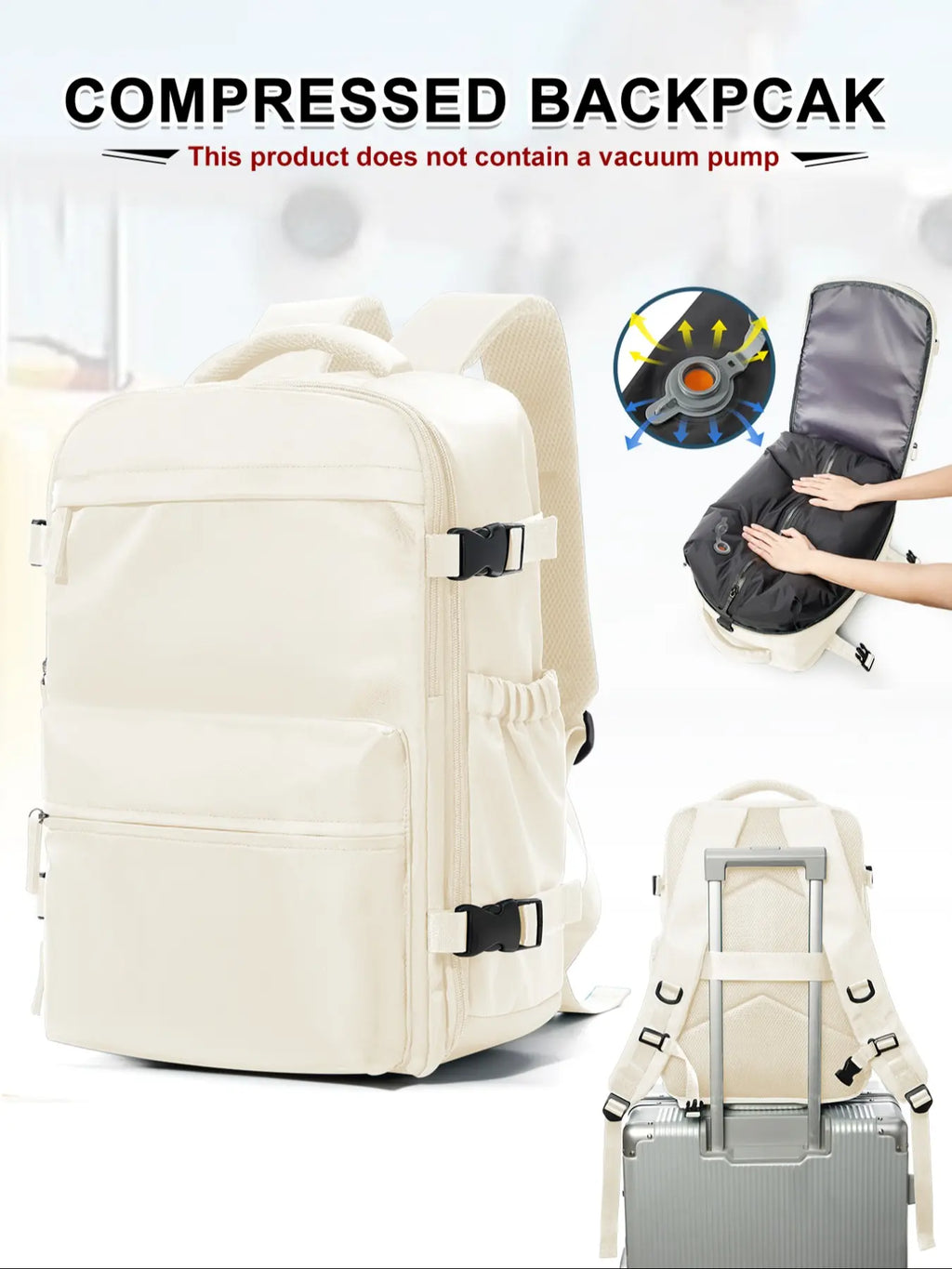 Vacuum Compression Backpack, Business Travel Backpack, Casual Travel Backpack, Daily Commuting Bag, Business Trip Backpack, Travel Backpack, Cabin Backpack, Flight Approved Backpack, Carry on Backpack, Airline Approved Backpack